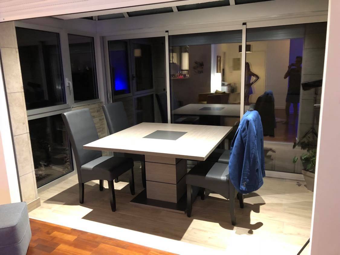 Installer une véranda pour appartement en aluminium anodisé près de Rouen 76