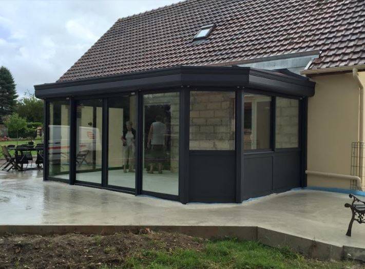 Véranda en aluminium proche de Rouen