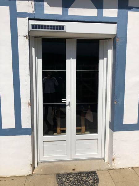 Volets solaires Bubendorff installés par notre entreprise, Vallée de Seine Rénovation