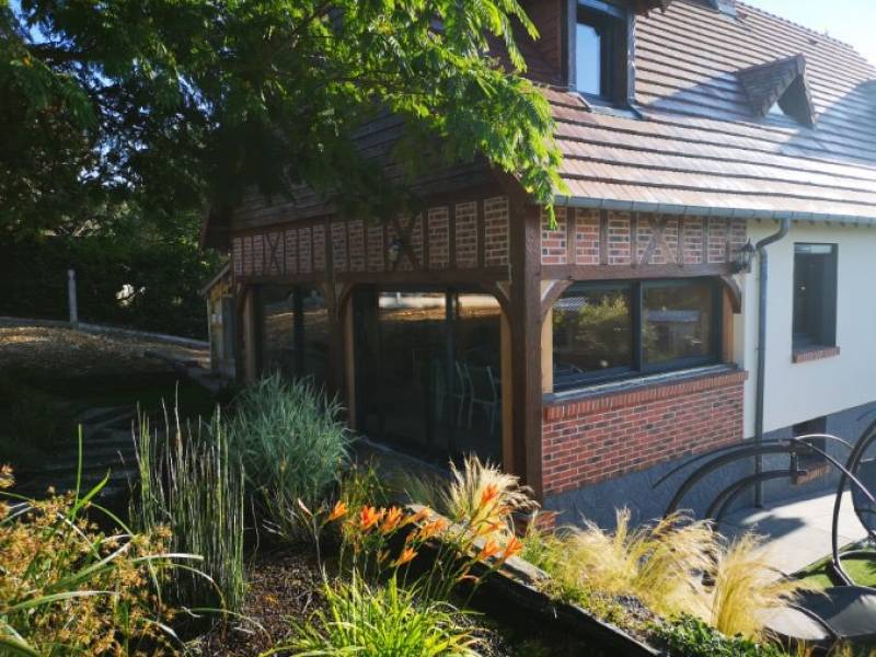 Installation de volets roulants intégrés a une menuiserie en aluminium près de Jumièges 76