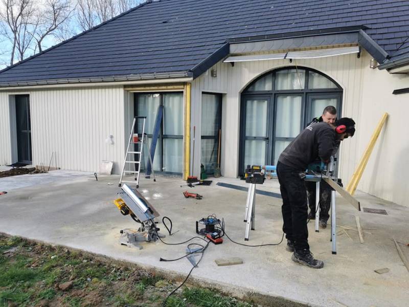 Entreprise pour l'installation d'une véranda en aluminium proche Dieppe 