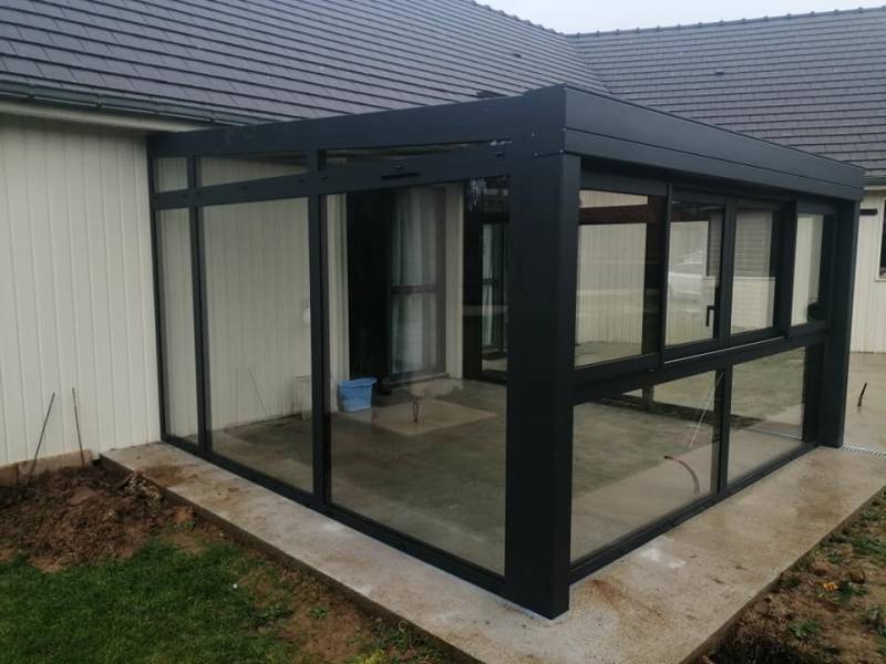 Entreprise pour l'installation d'une véranda en aluminium proche Dieppe 