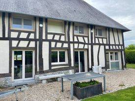 Fourniture et pose de menuiserie PVC beige à Rouen (76)