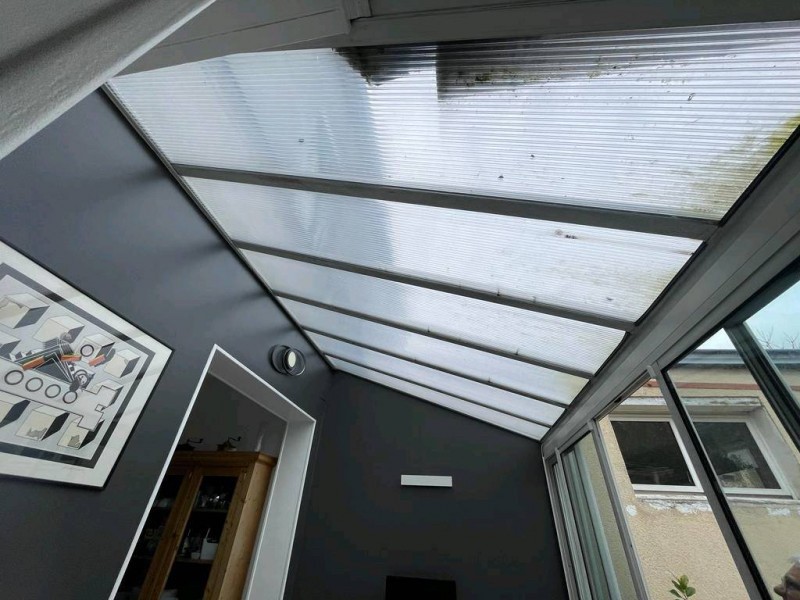 Fourniture et pose d’une véranda blanche en aluminium à Rouen dans le 76