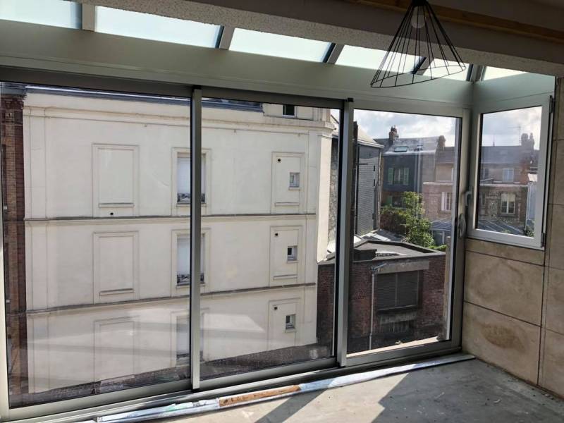 Acheter une véranda pour appartement en aluminium anodisé près de Rouen 76