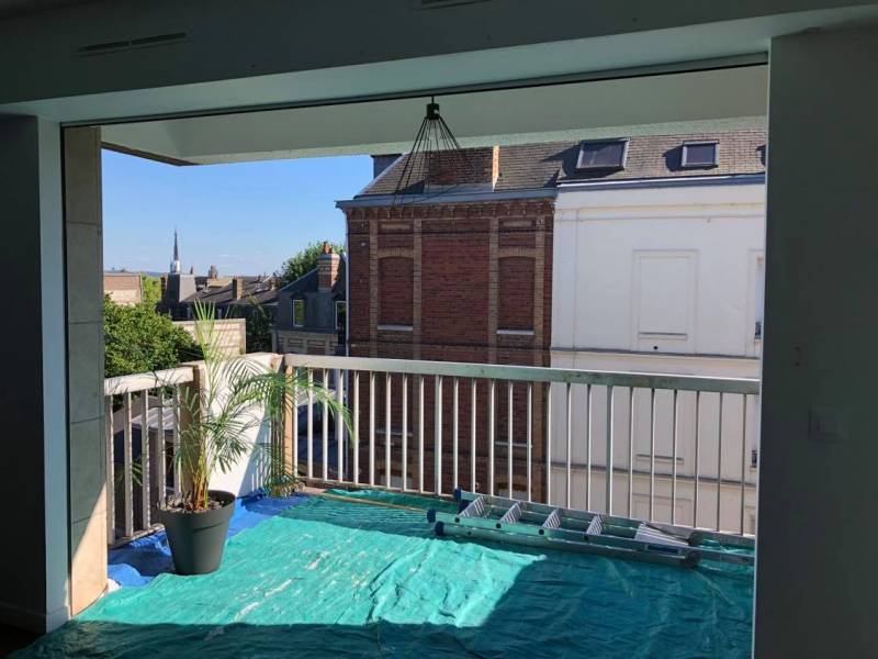 Faire installer une véranda pour appartement en aluminium anodisé près de Rouen 76