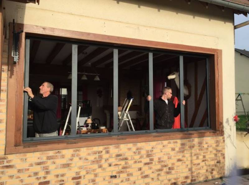 Verrière proche de Rouen