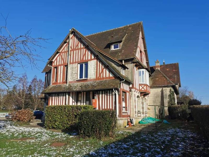 Rénovation et pose de menuiseries PVC blanc à Louvetot