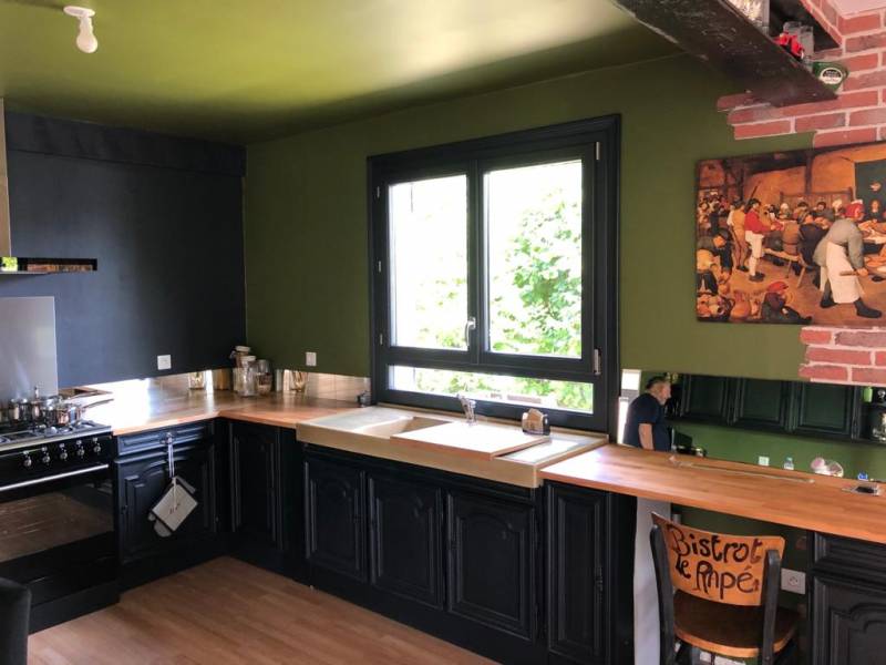 Rénovation de fenêtres PVC 7016 intérieur sur Rouen 