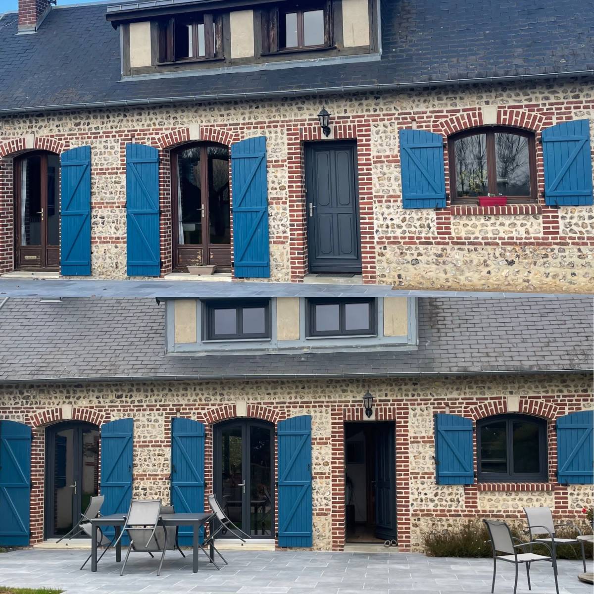 ensemble avant / apres du chantier total