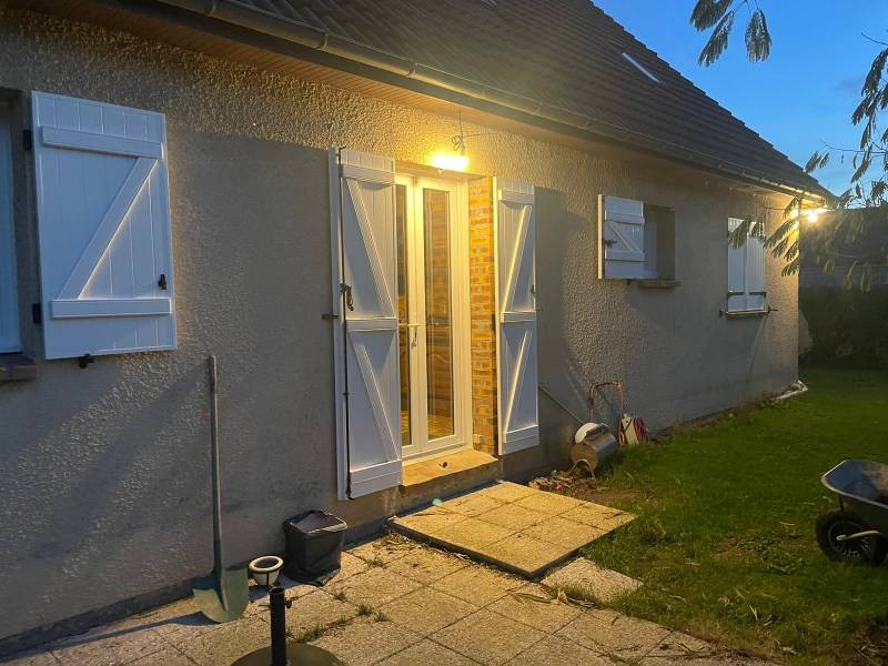 Volets battants en aluminium