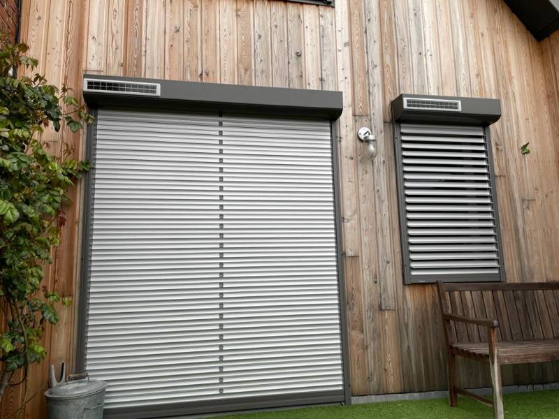 Vue extérieur lames fermées