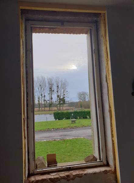 Rénovation de menuiserie en PVC Blanc à Motteville 76970 