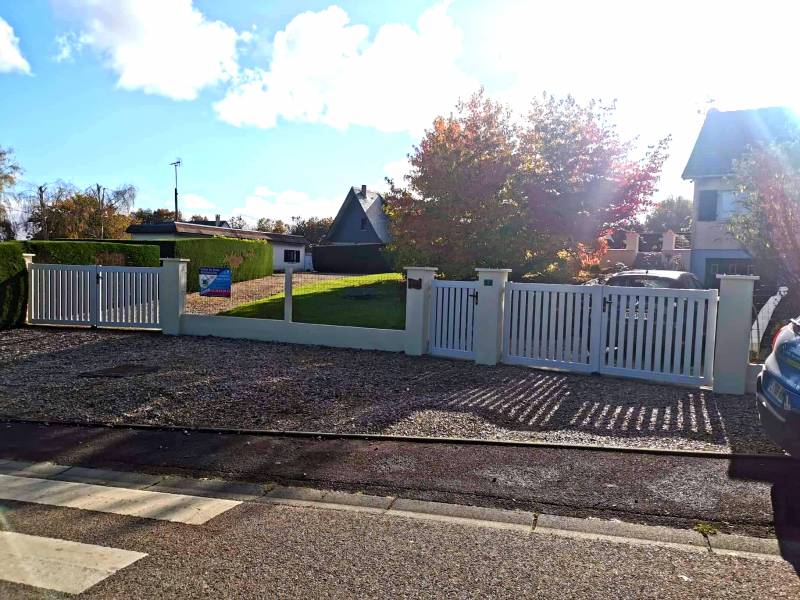 Réception d’un chantier de portails à Brametot en Seine-Maritime (76)