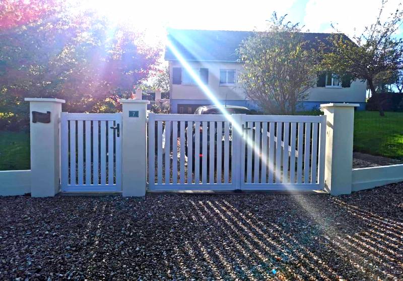 Réception d’un chantier de portails à Brametot en Seine-Maritime (76)