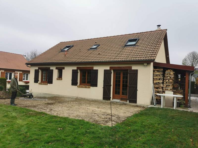 Fourniture et pose d’une pergola bioclimatique à Mesnières en Bray dans le 76