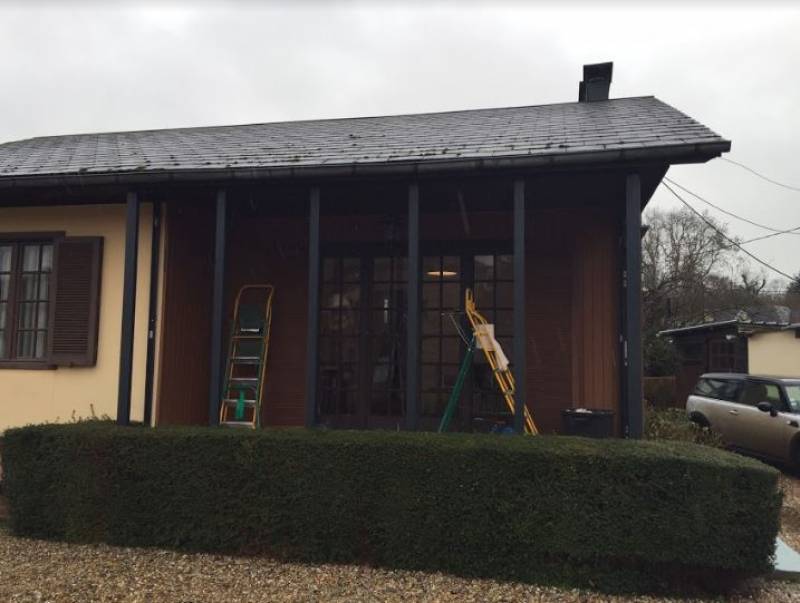 Véranda noire proche Rouen